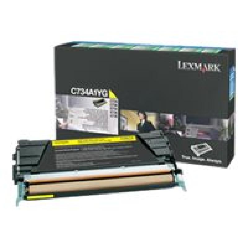 Lexmark Cartridge Yellow Gelb (C736H1YG)