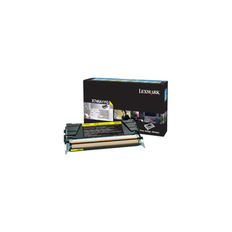Lexmark Cartridge Yellow Gelb (X746A1YG)
