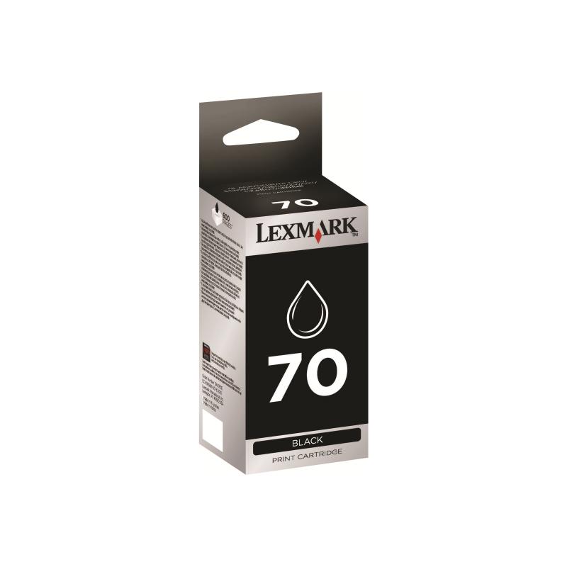 Lexmark Ink No 70hr Lexmark70hr Lexmark 70hr Black Schwarz (12AX970E)