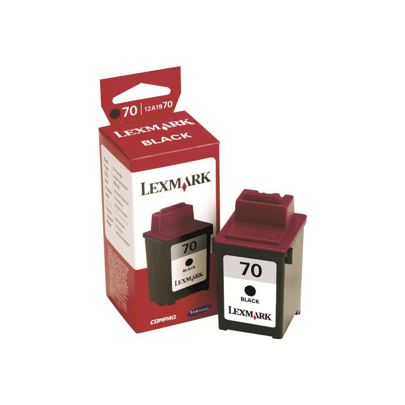Lexmark Ink No 70hr Lexmark70hr Lexmark 70hr Black Schwarz (12AX970E)