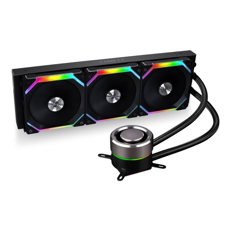 Lian Li CPU-Fluid-Cooler CPUFluidCooler Galahad AIO 360 Black Schwarz black Schwarz (GALAHAD 360 SL V2 BLACK)