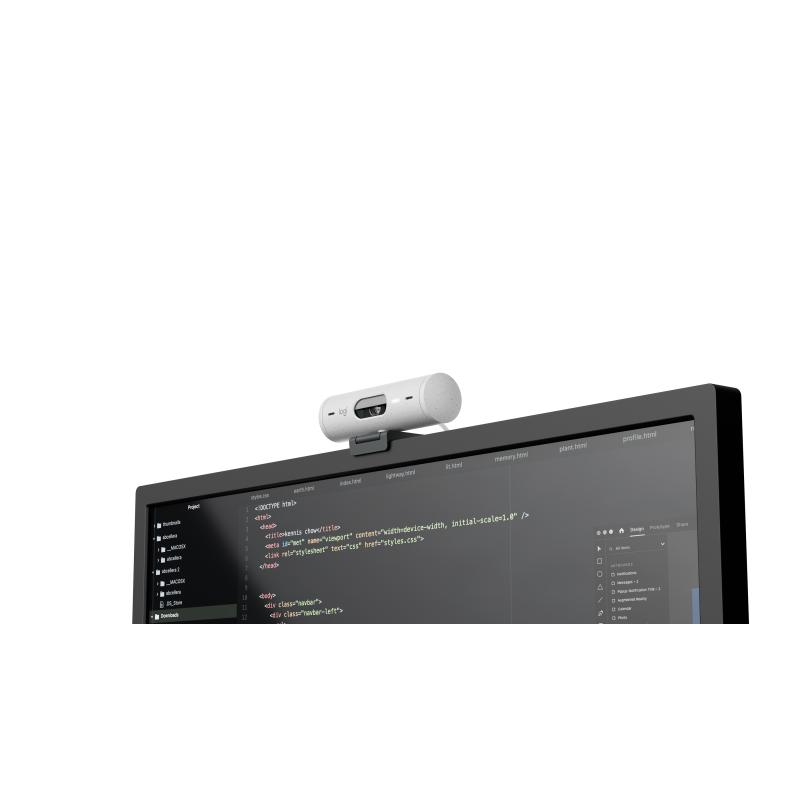 Logitech BRIO 500, grau weiß (960-001428) (960001428)