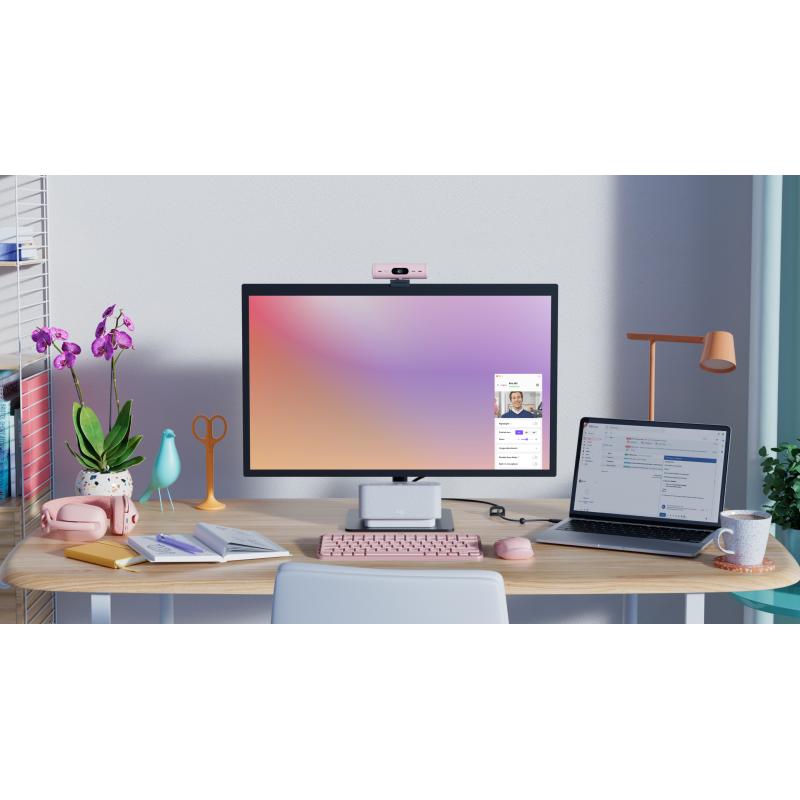 Logitech BRIO 500 Webcam rosa (960-001421) (960001421)