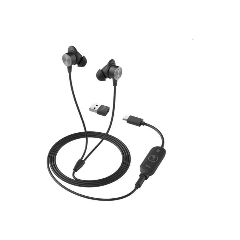 Logitech for business Headset inear Zone wired Earbuds teams Version (981-001009) (981001009)