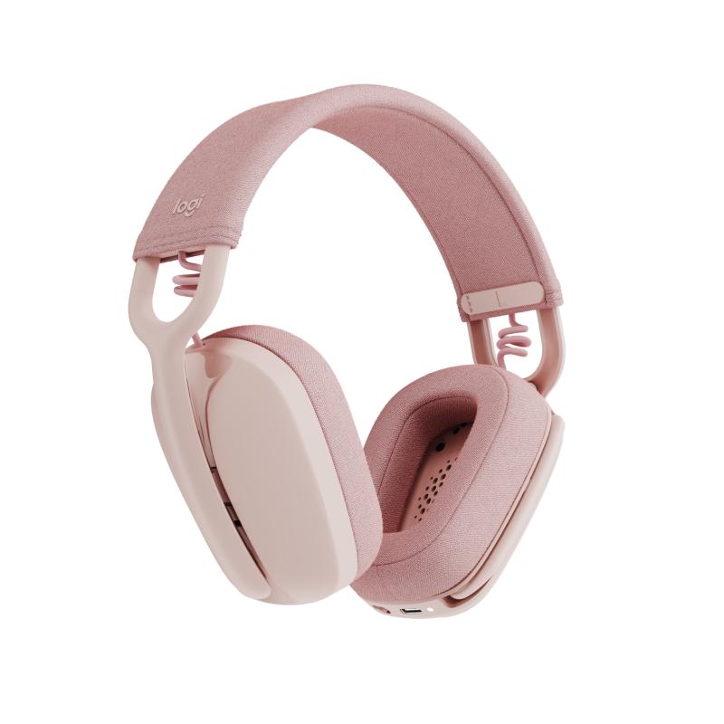 Logitech for business Headset Zone Vibe wireless rosa teams version with receiver (981-001176) (981001176)