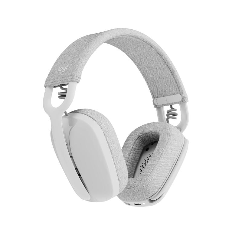 Logitech for business Headset Zone Vibe wireless white teams version with receiver (981-001171) (981001171)