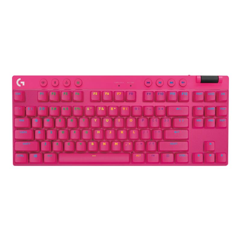 Logitech G PRO X TKL Tastatur hintergrundbeleuchtet pink (920-012159) (920012159)