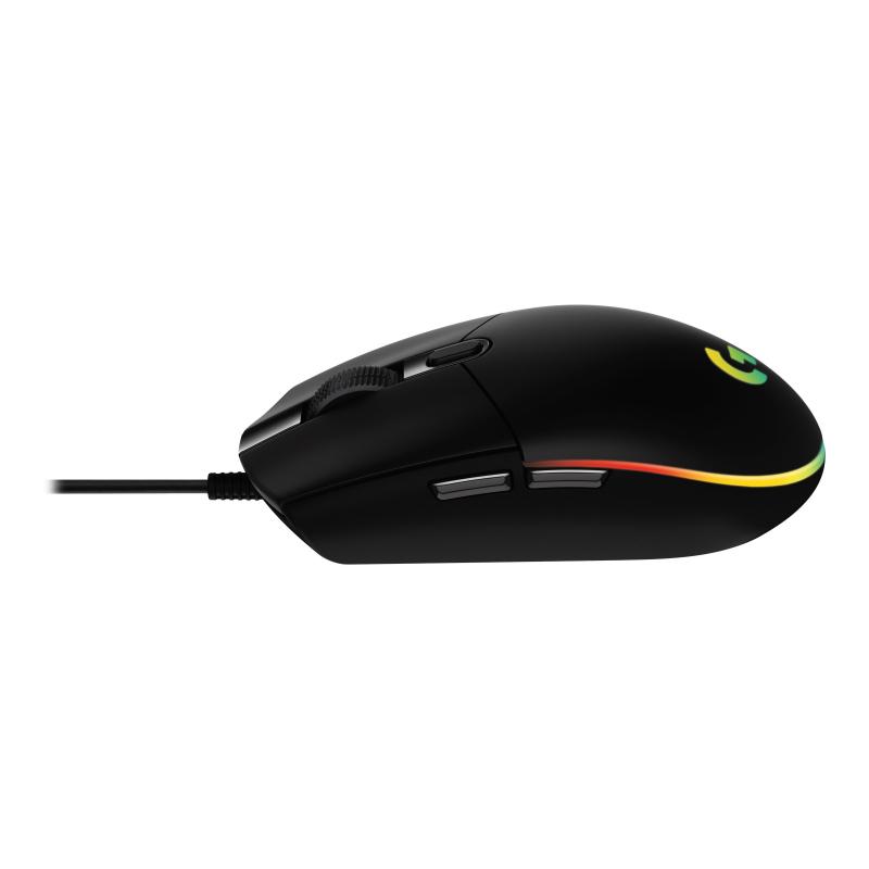 Logitech Gaming Mouse G203 Lightsync USB black Schwarz (910-005796) (910005796)