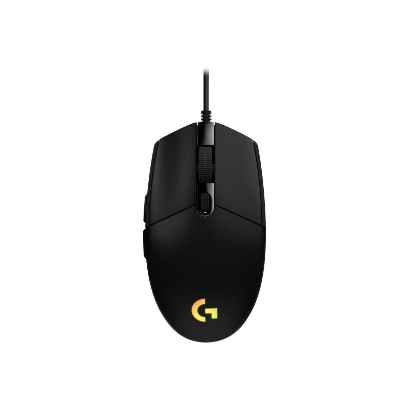 Logitech Gaming Mouse G203 Lightsync USB black Schwarz (910-005796) (910005796)