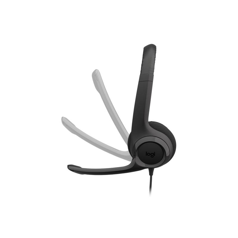Logitech Headset H390 black Schwarz (981-001576) (981001576)