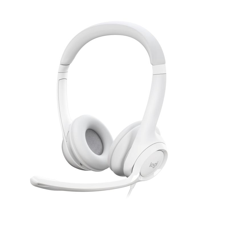 Logitech Headset H390 white (981-001286) (981001286)