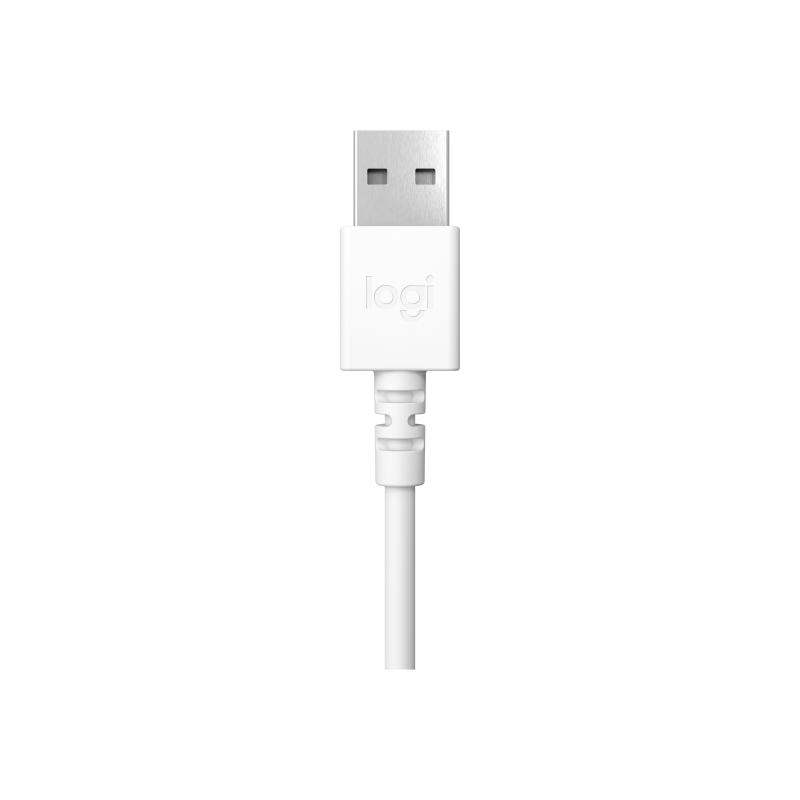 Logitech Headset H390 white (981-001286) (981001286)
