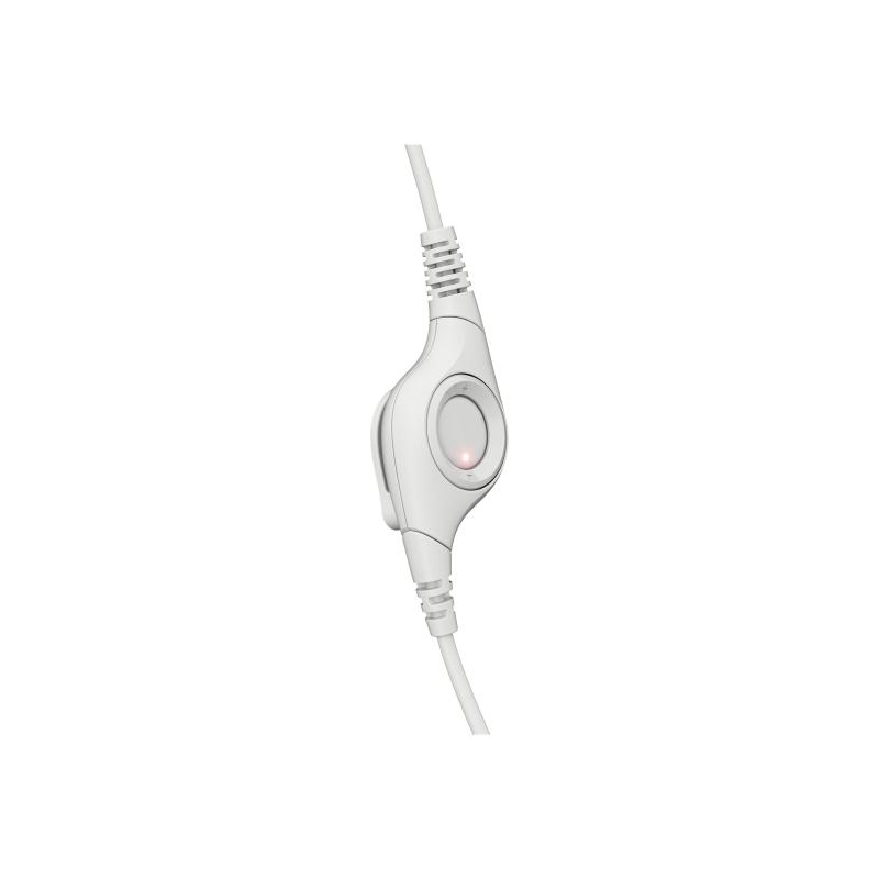 Logitech Headset H390 white (981-001286) (981001286)