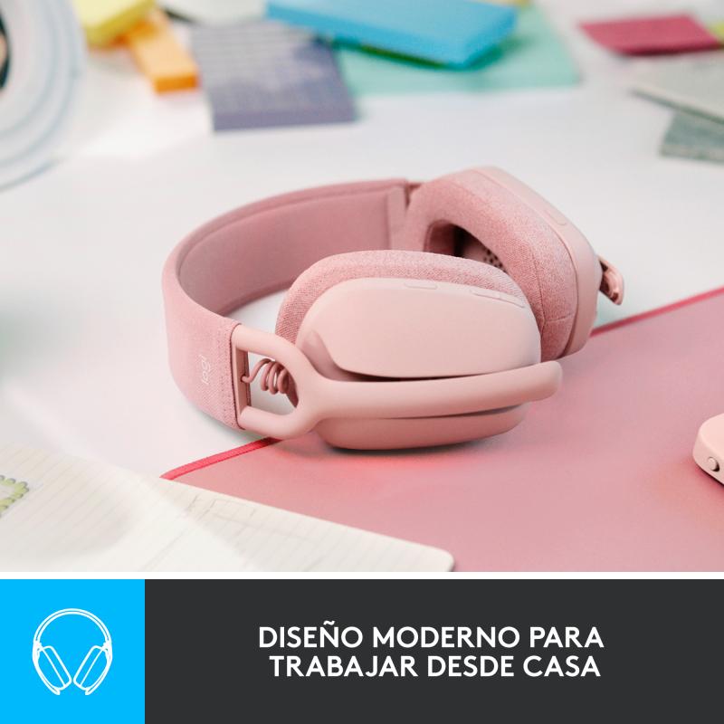Logitech Headset Vibe 100 rosa (981-001224) (981001224)