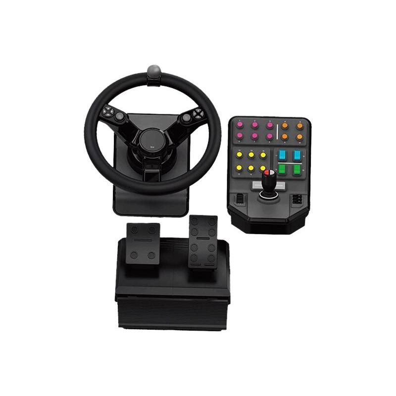 Logitech Heavy Equipment G-Series GSeries Bundle Panel+steering wheel+pedals (945-000062) (945000062)