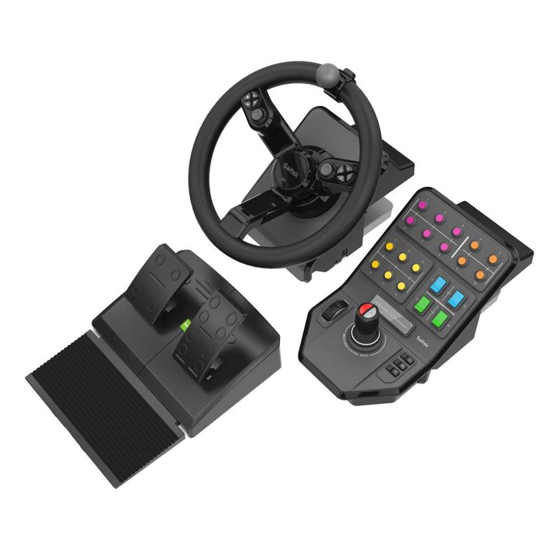 Logitech Heavy Equipment G-Series GSeries Bundle Panel+steering wheel+pedals (945-000062) (945000062)