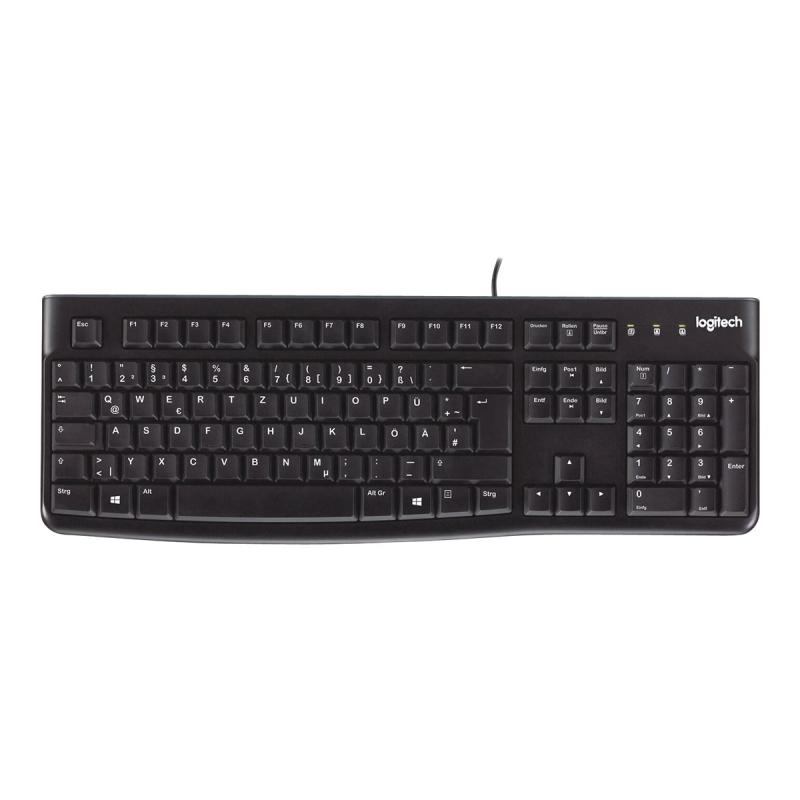 Logitech K120 Tastatur USB Deutsch (920-002489) (920002489)