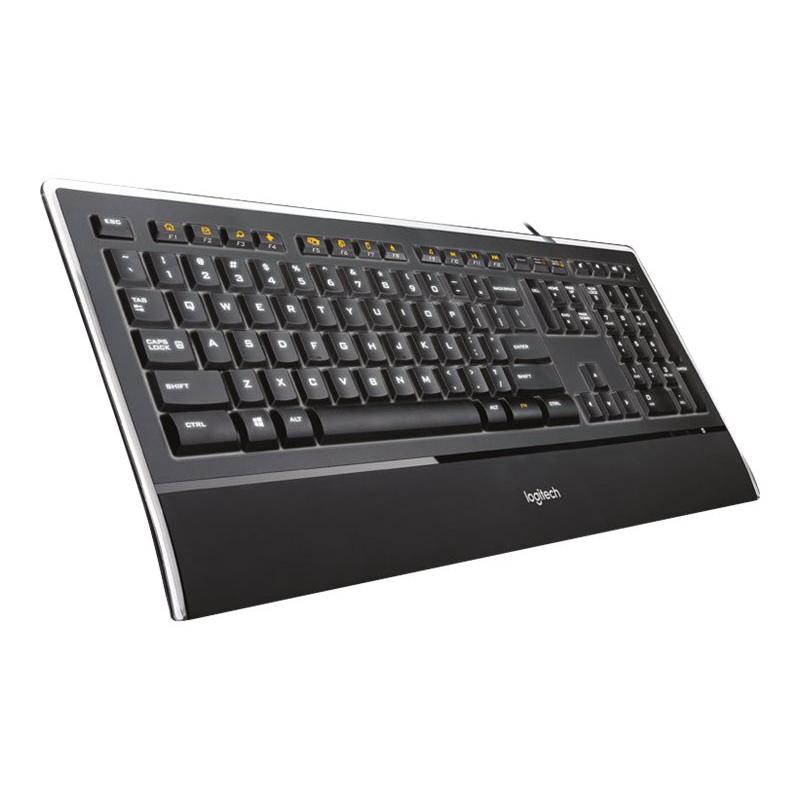 Logitech Keyboard Illuminated K740 USB DE-Layout DELayout (920-005687) (920005687)