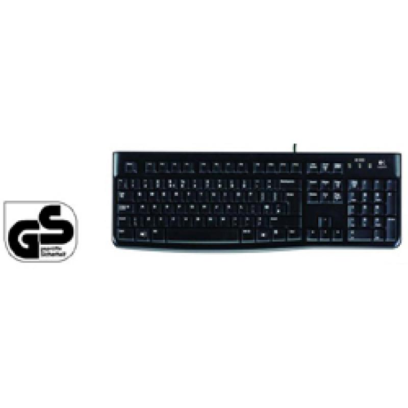 Logitech Keyboard K120 USB DE-Layout DELayout Black Schwarz (920-002516) (920002516)