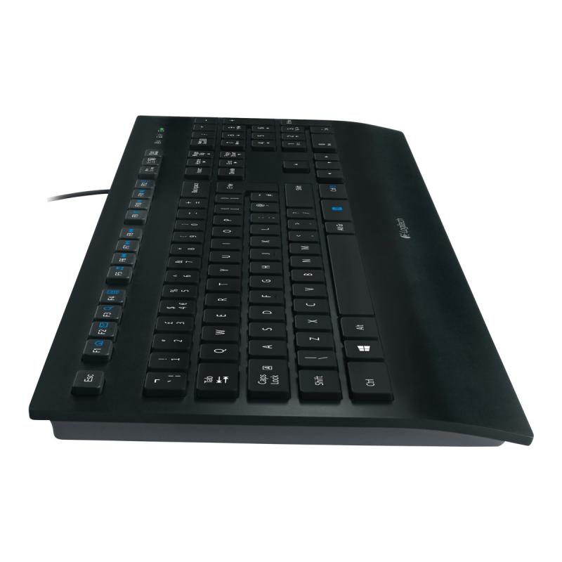 Logitech Keyboard K280e USB DE-LAyout DELAyout Black Schwarz (920-008669) (920008669)