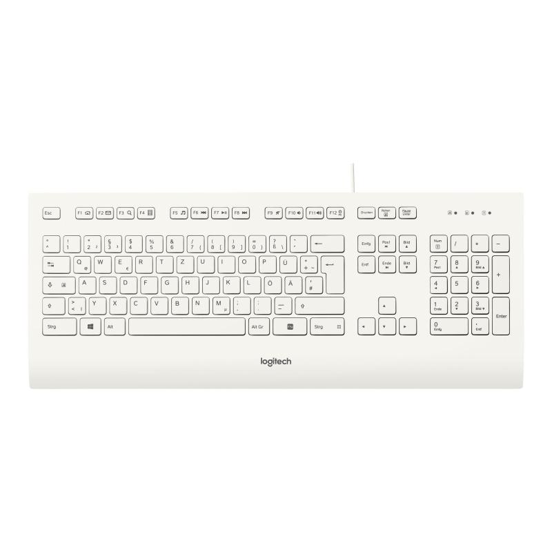 Logitech Keyboard K280e USB DE-Layout DELayout White (920-008319) (920008319)