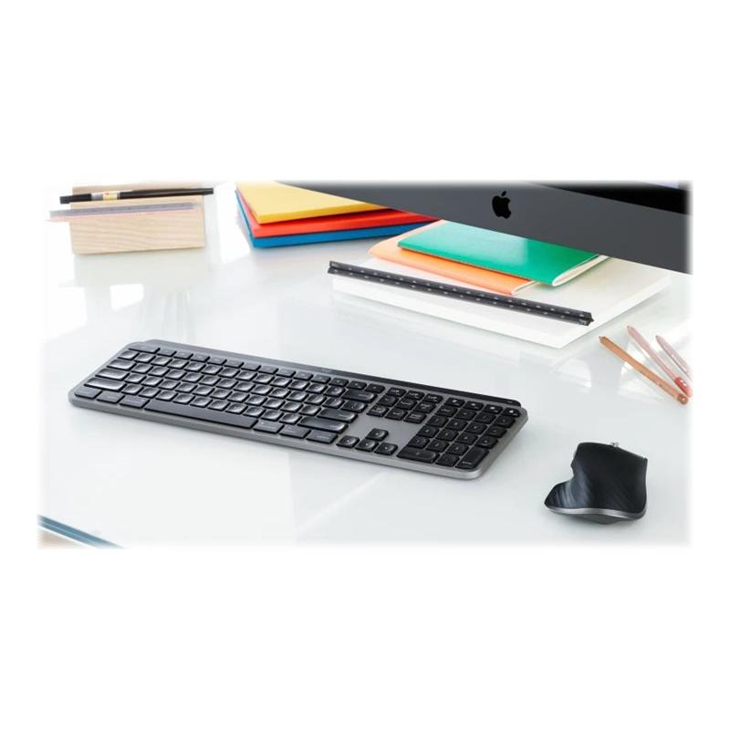 Logitech Keyboard MX Keys for Mac Wireless DE-Layout DELayout (920-009553) (920009553)