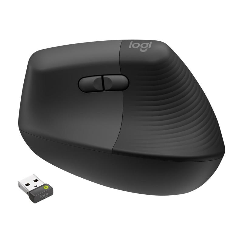 Logitech Lift LEFT Vertical Ergonomic Mouse graphite (910-006495) (910006495)