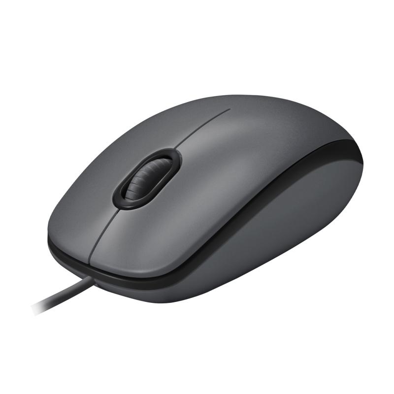 Logitech M100 Maus schwarz (910-006652) (910006652)