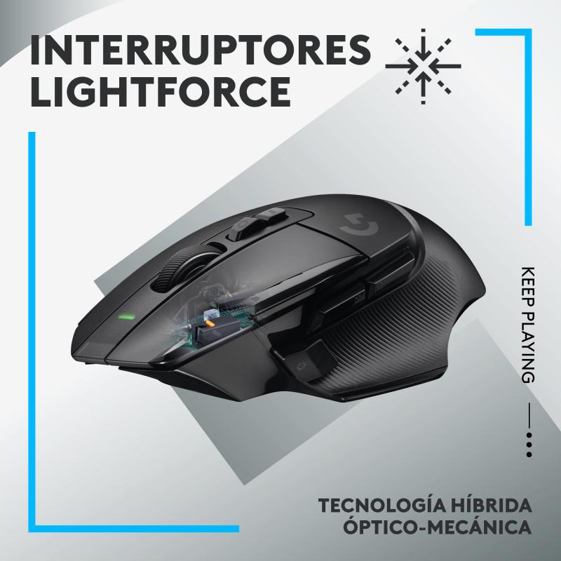 Logitech Mouse G G502 X LIGHTSPEED Black Schwarz (910-006181) (910006181)