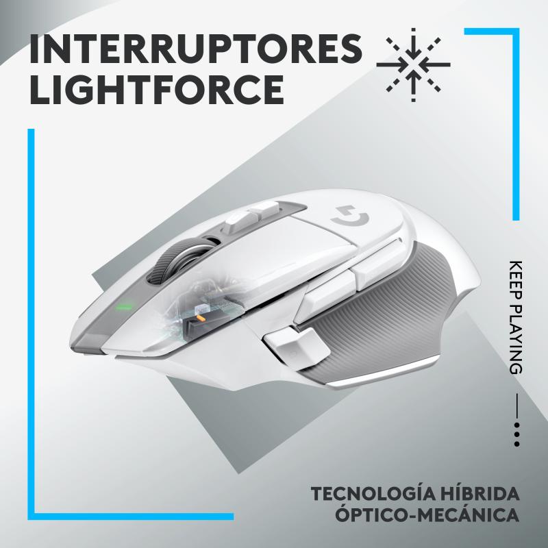 Logitech Mouse G G502 X LIGHTSPEED White (910-006190) (910006190)