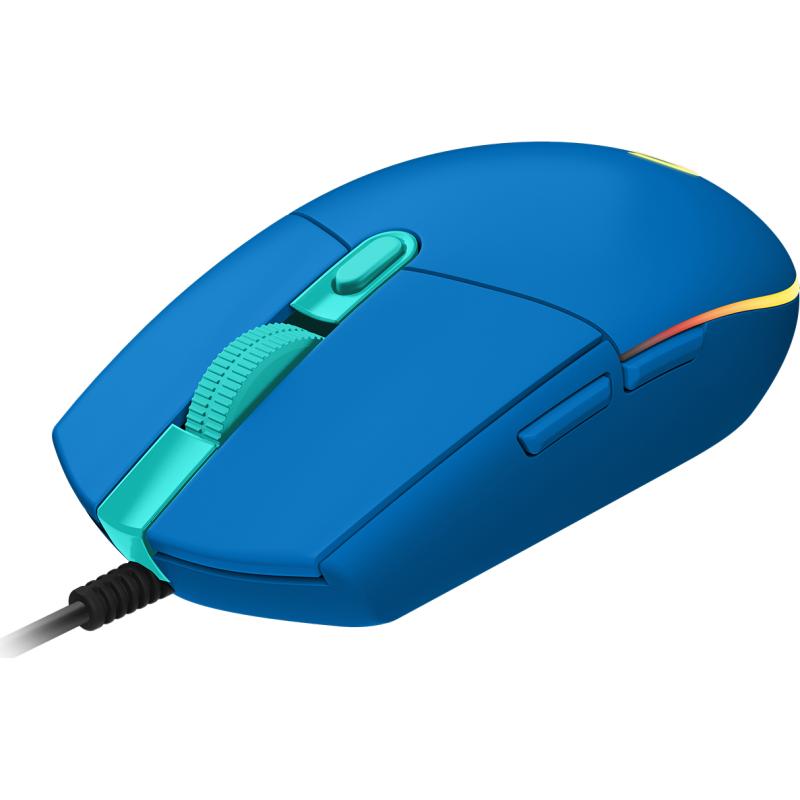 Logitech Mouse G102 LIGHTSYNC Blue (910-005801) (910005801)