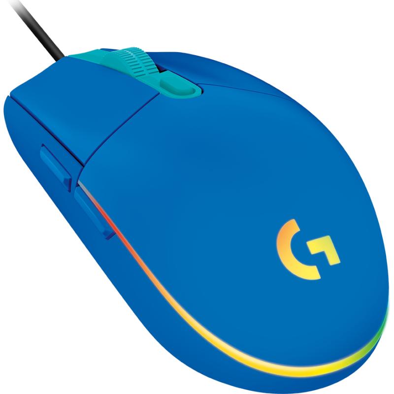 Logitech Mouse G102 LIGHTSYNC Blue (910-005801) (910005801)