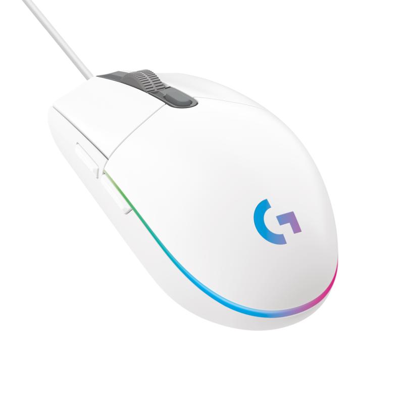 Logitech Mouse G203 Lightsync white (910-005797) (910005797)
