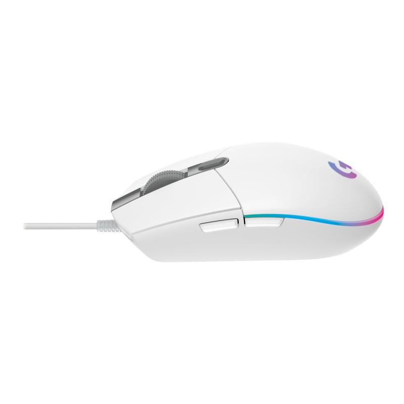 Logitech Mouse G203 Lightsync white (910-005797) (910005797)