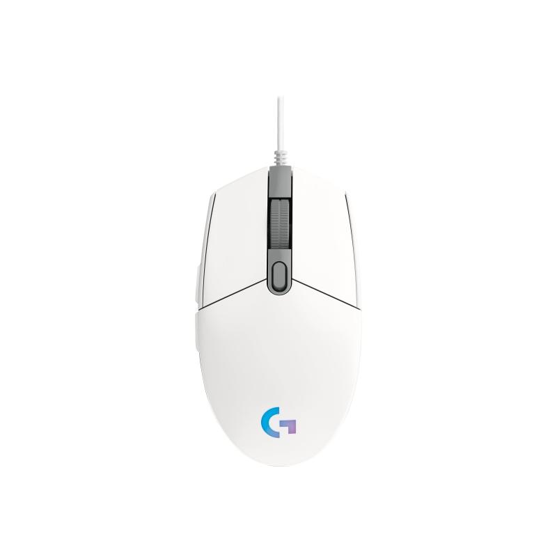 Logitech Mouse G203 Lightsync white (910-005797) (910005797)