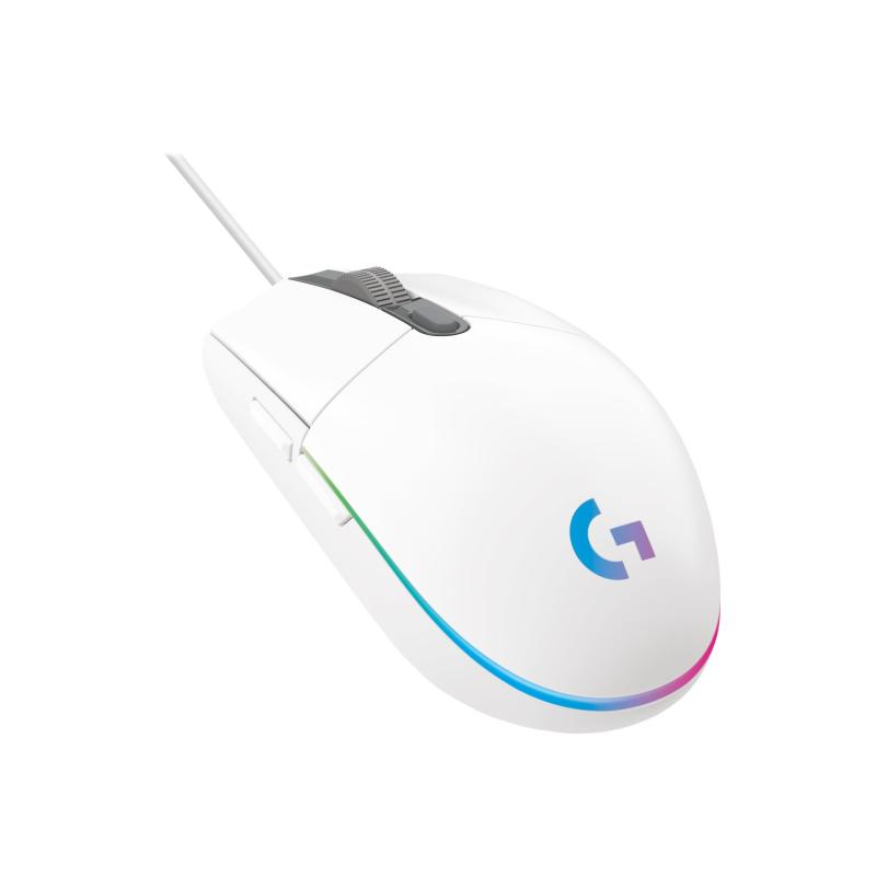 Logitech Mouse G203 Lightsync white (910-005797) (910005797)