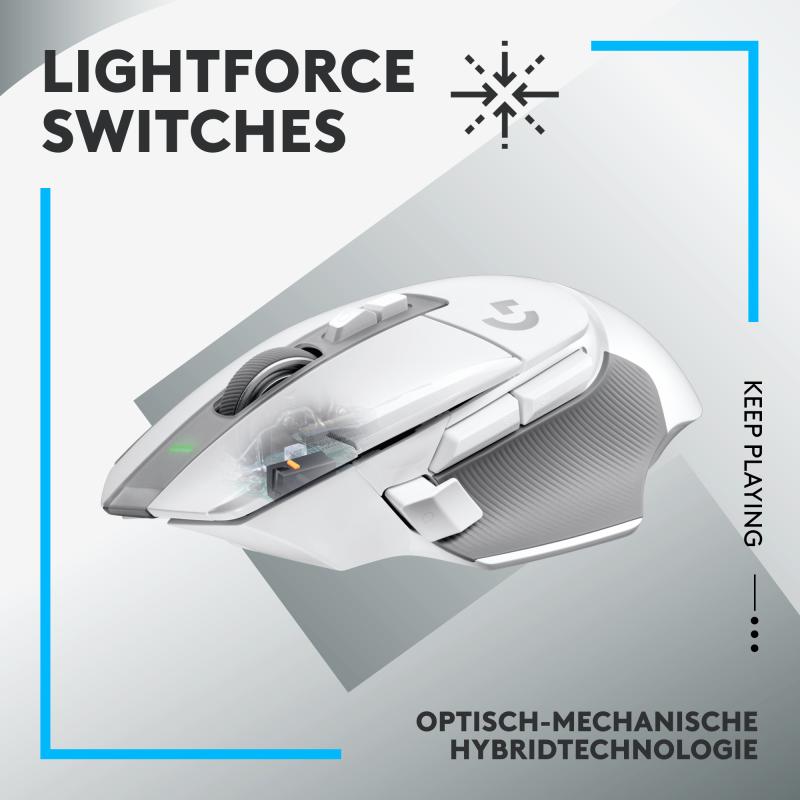 Logitech Mouse G502 X LIGHTSPEED white (910-006189) (910006189)