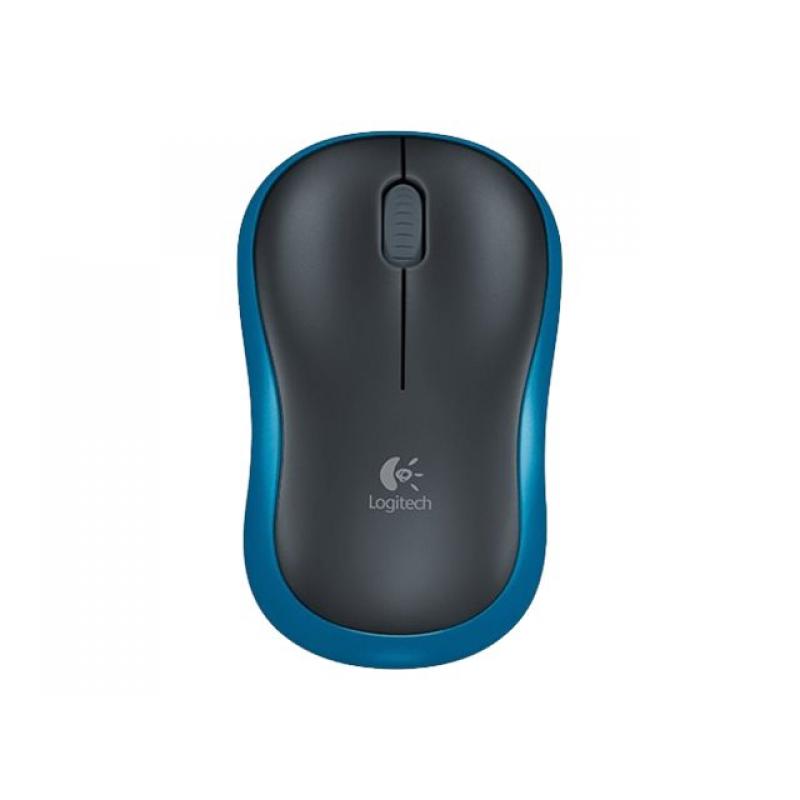 Logitech Mouse M185 Wireless black blue (910-002236) (910002236)