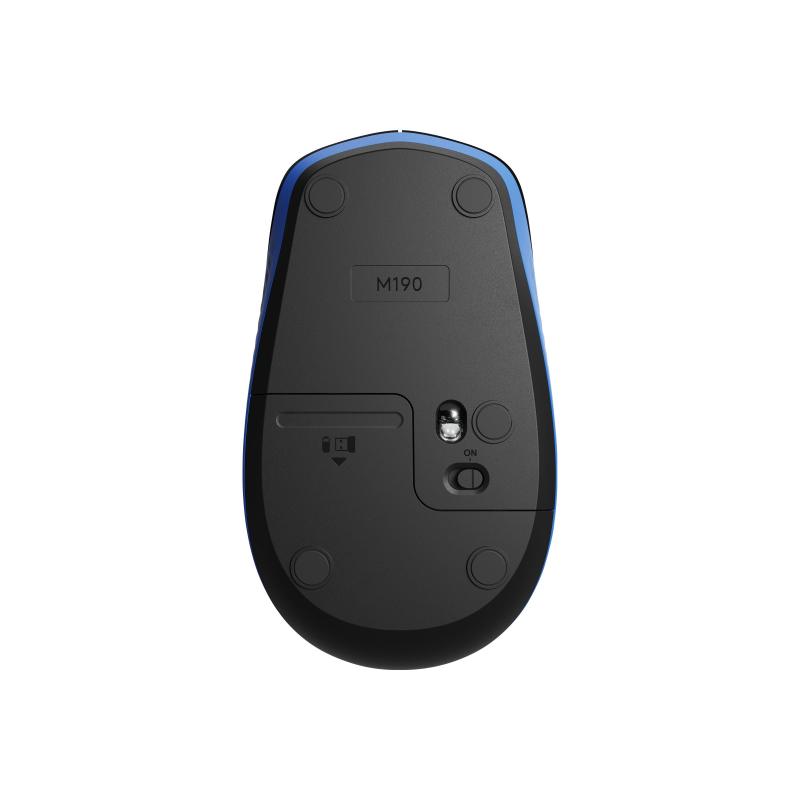 Logitech Mouse M190 wireless Blue (910-005907) (910005907)