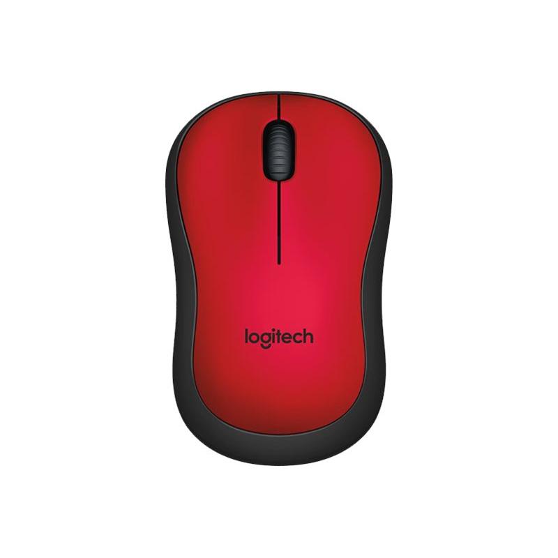 Logitech Mouse M220 Silent Wireless Red (910-004880) (910004880)