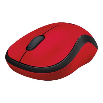 Logitech Mouse M220 Silent USB Red (910-004880) (910004880)