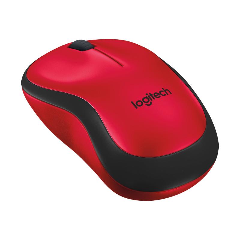 Logitech Mouse M220 Silent Wireless Red (910-004880) (910004880)