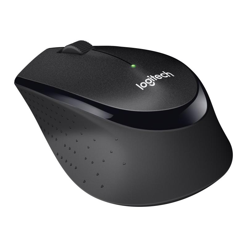 Logitech Mouse M330 Silent Plus Wireless Black Schwarz (910-004909) (910004909)