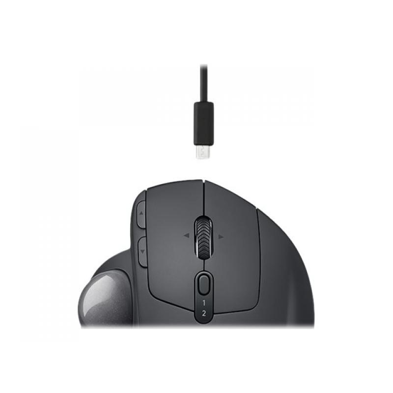 Logitech Mouse MX Ergo Trackball wireless Bluetooth optical (910-005179) (910005179)