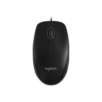 Logitech Mouse Opti B100 USB -EMEA EMEA (bk) (910-003357) (910003357)