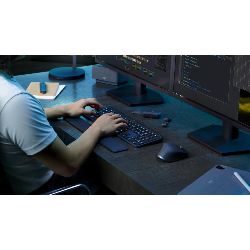 Logitech MX Keys S Combo Tastatur-und-Maus-Set TastaturundMausSet DE (920-011606) (920011606)