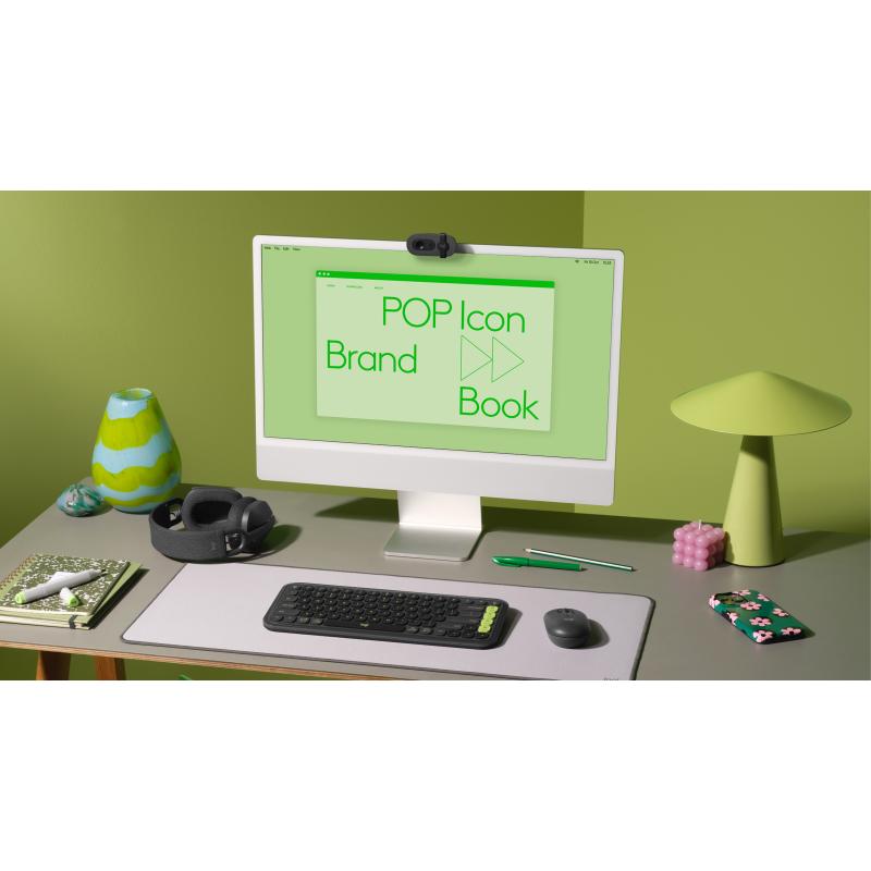 Logitech POP Icon Combo Tastatur-und-Maus-Set TastaturundMausSet DE (920-013106) (920013106)
