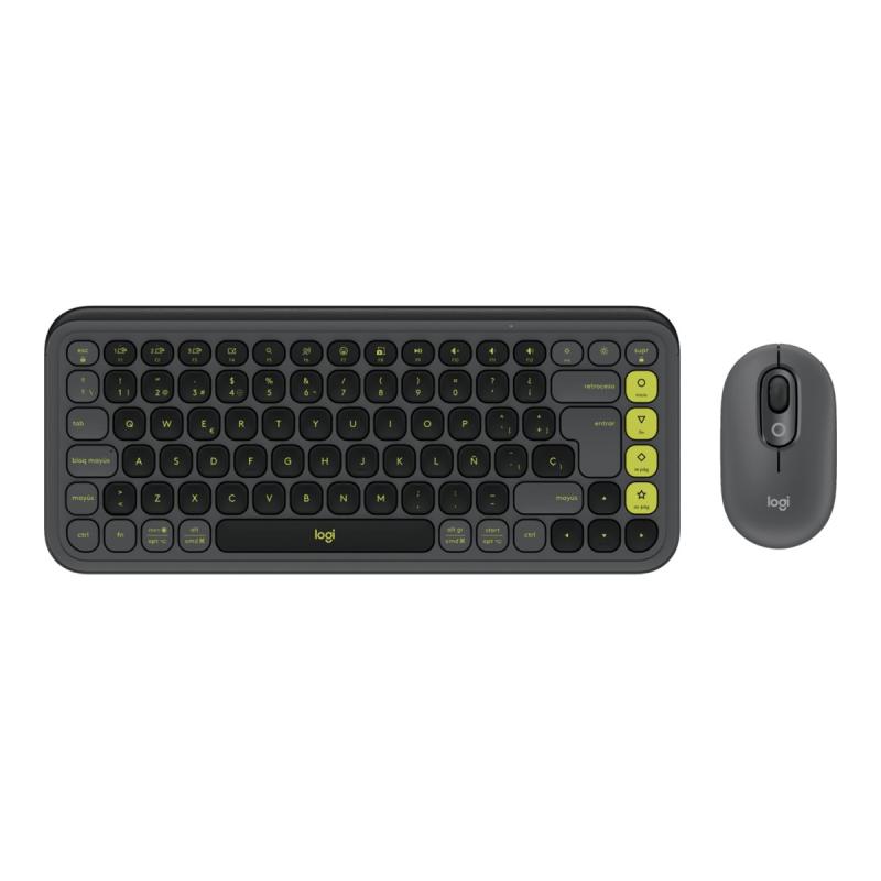 Logitech POP Icon Combo Tastatur-und-Maus-Set TastaturundMausSet DE (920-013106) (920013106)