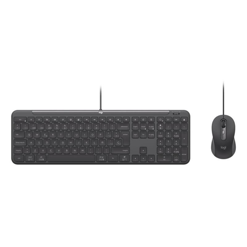 Logitech Signature Slim Wired Combo MK620 US black Schwarz (920-013349) (920013349)