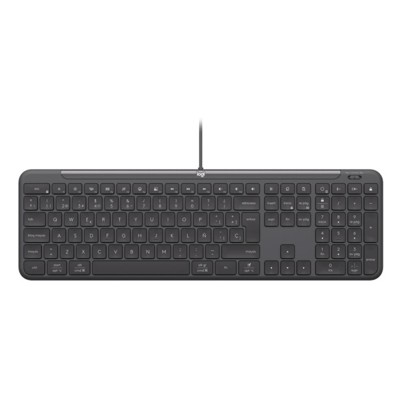 Logitech Signature Slim Wired Combo MK620 US black Schwarz (920-013349) (920013349)
